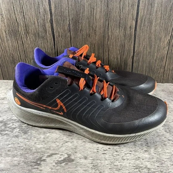 Nike Air Zoom Pegasus 38 Shield Men\'s Black/Orange Sneakers Size 10.5 DC4073-003 s-l1200.jpg main image 4